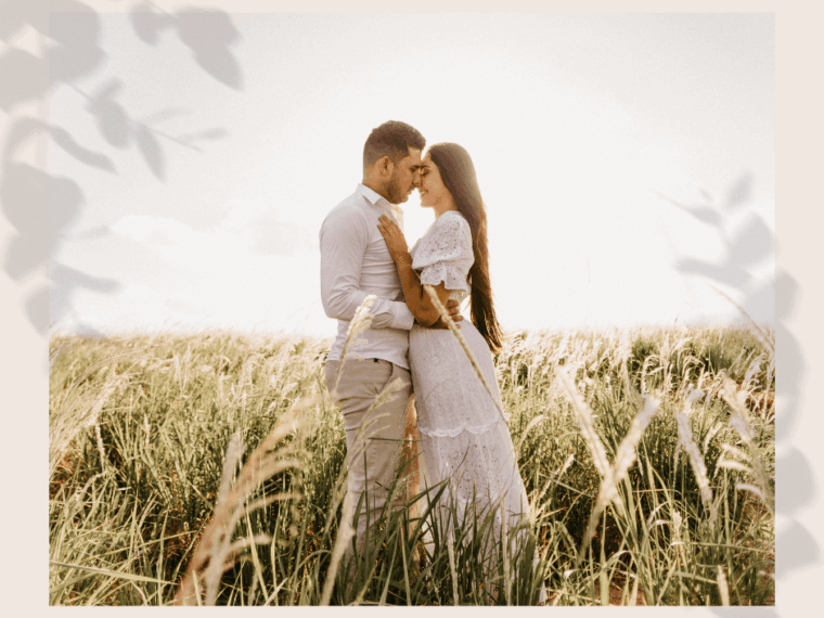 A couple practicing the 7 qualities of a healthy relationship.