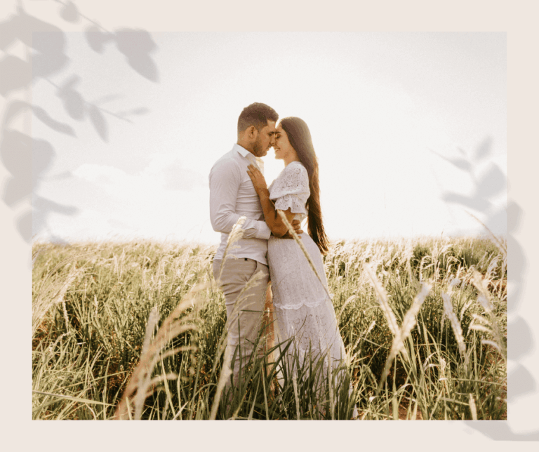 A couple practicing the 7 qualities of a healthy relationship.