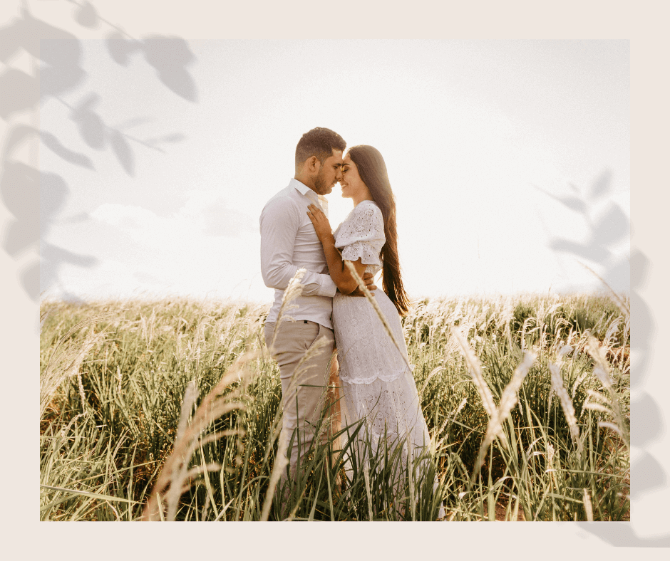 A couple practicing the 7 qualities of a healthy relationship.