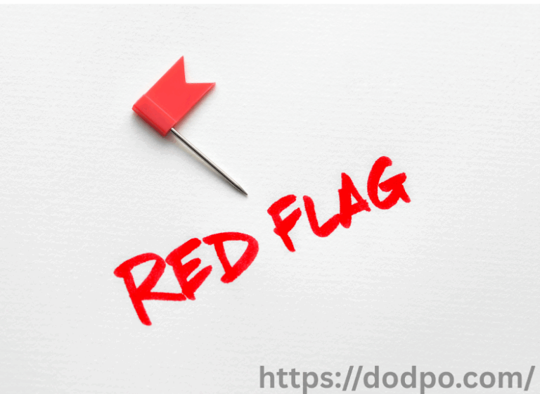 Red flag in a relationship