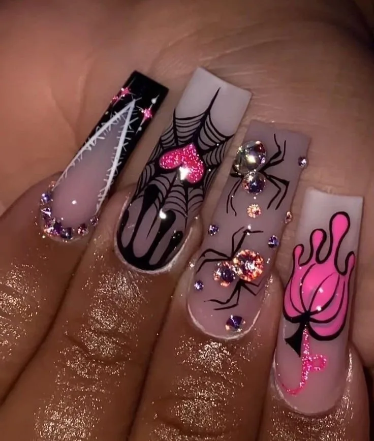 Spooky nails ideas