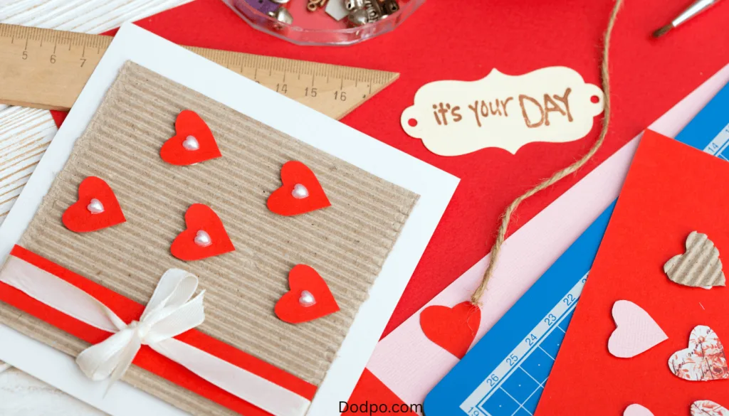 scrapbook for Valentine’s Day