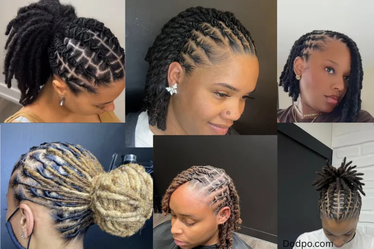How to style short locs for an interview
