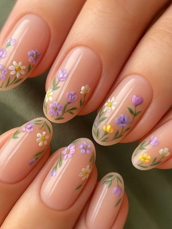 Floral-nails