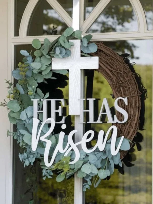 He-has-risen-wreath