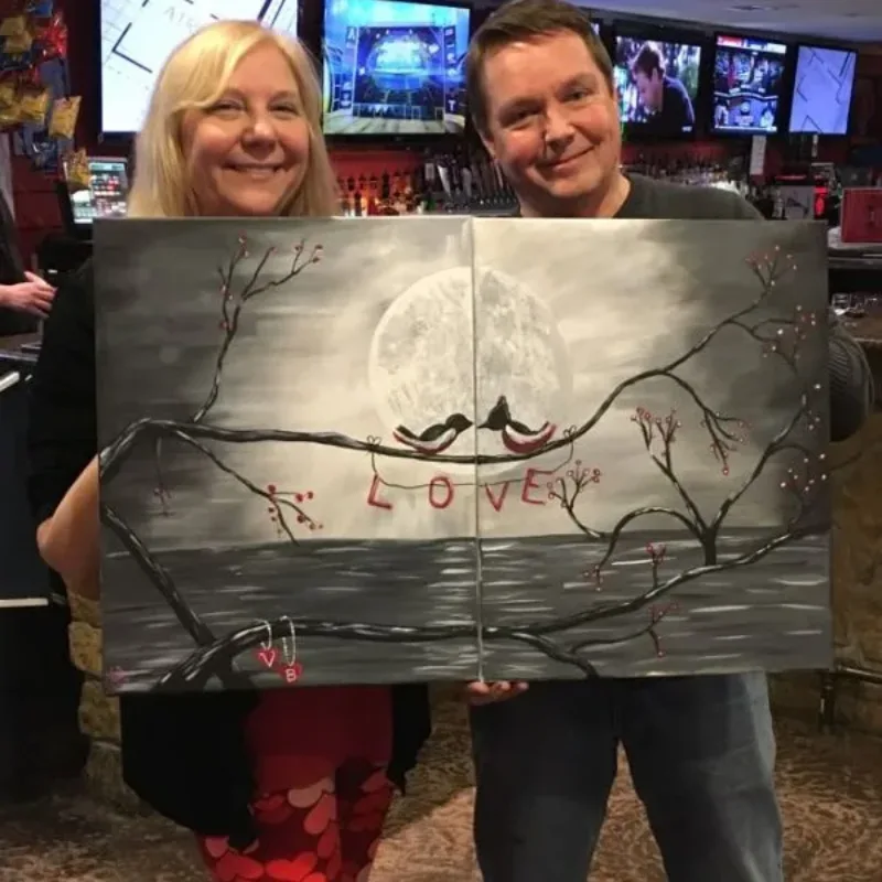 Paint and Sip Alcohol-Free Date Night Ideas for Couples