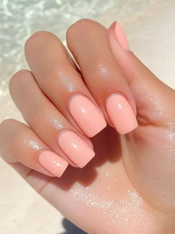 Peach-nails