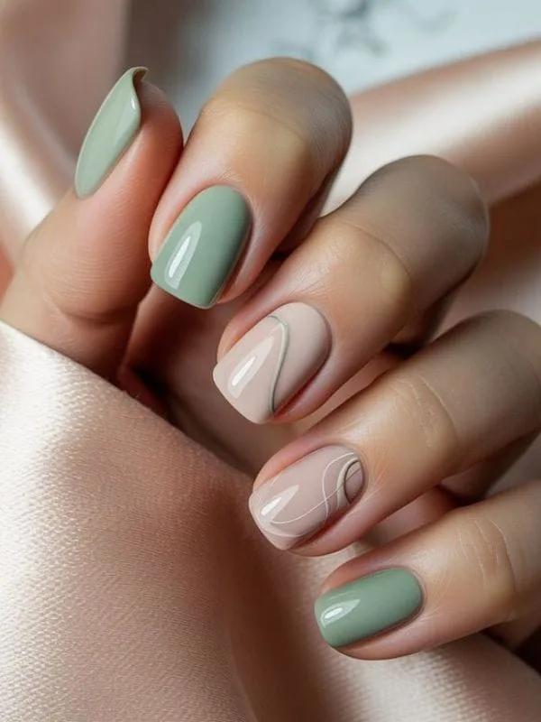 Simple-short-nails