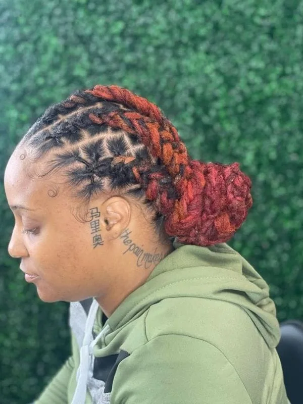flat-twist-styles-for-short-starter-locs