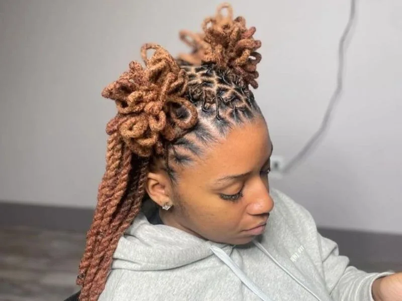 flat-twist-styles-for-short-starter-locs