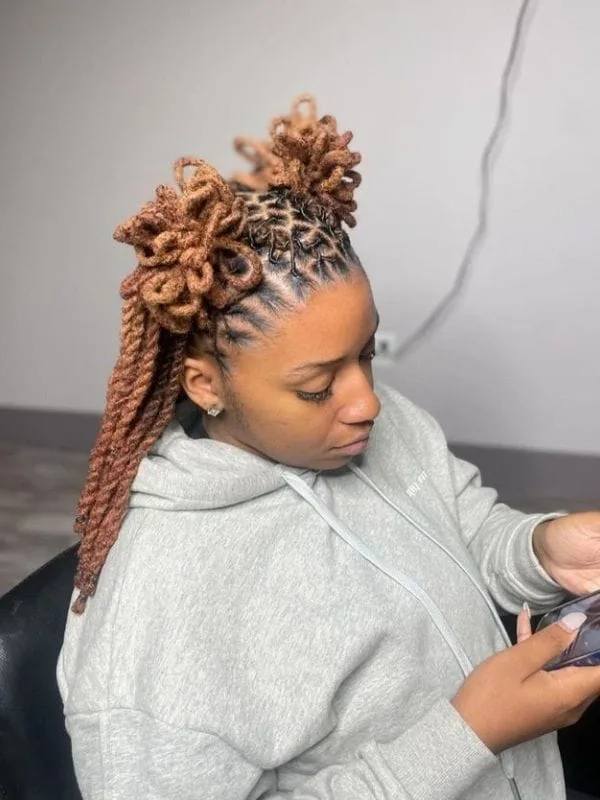 flat-twist-styles-for-short-starter-locs