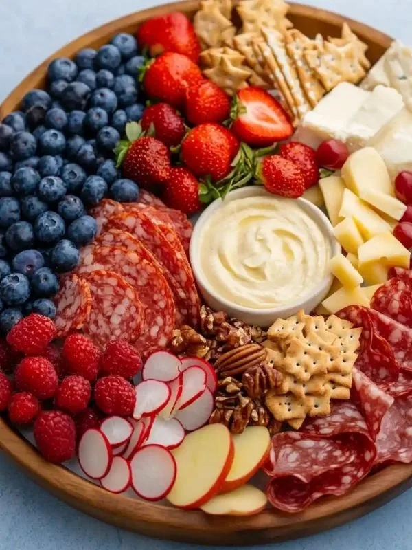 Red-White-and--Blue-Charcuterie-Board-Ideas
