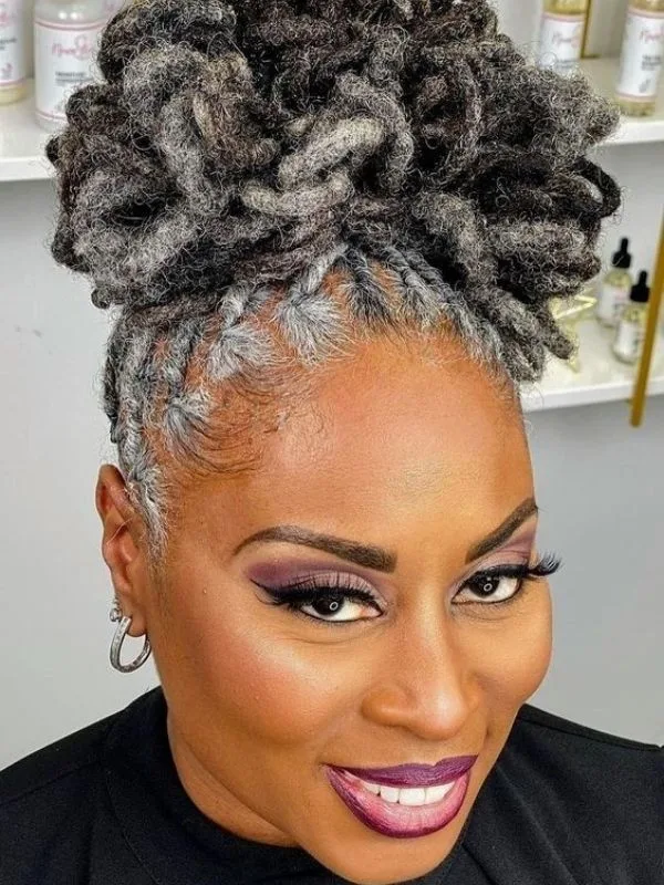 Locs-Hairstyles-for-Black-Women-Over-60