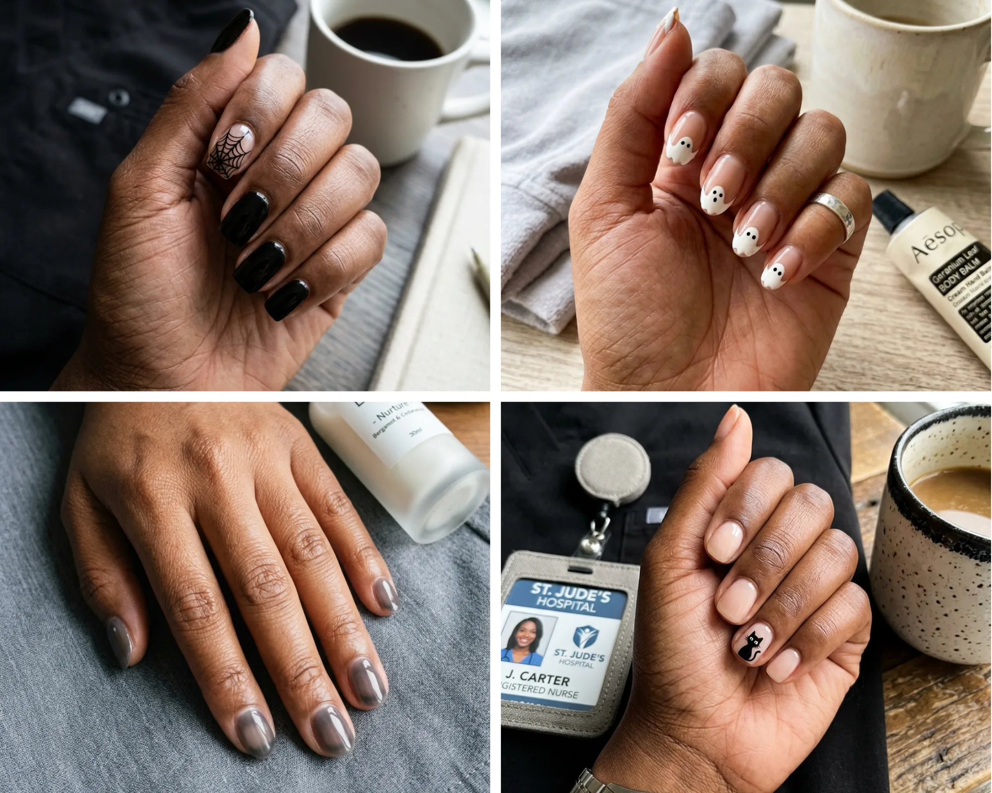 35 Halloween Nail Ideas for Healthcare Workers