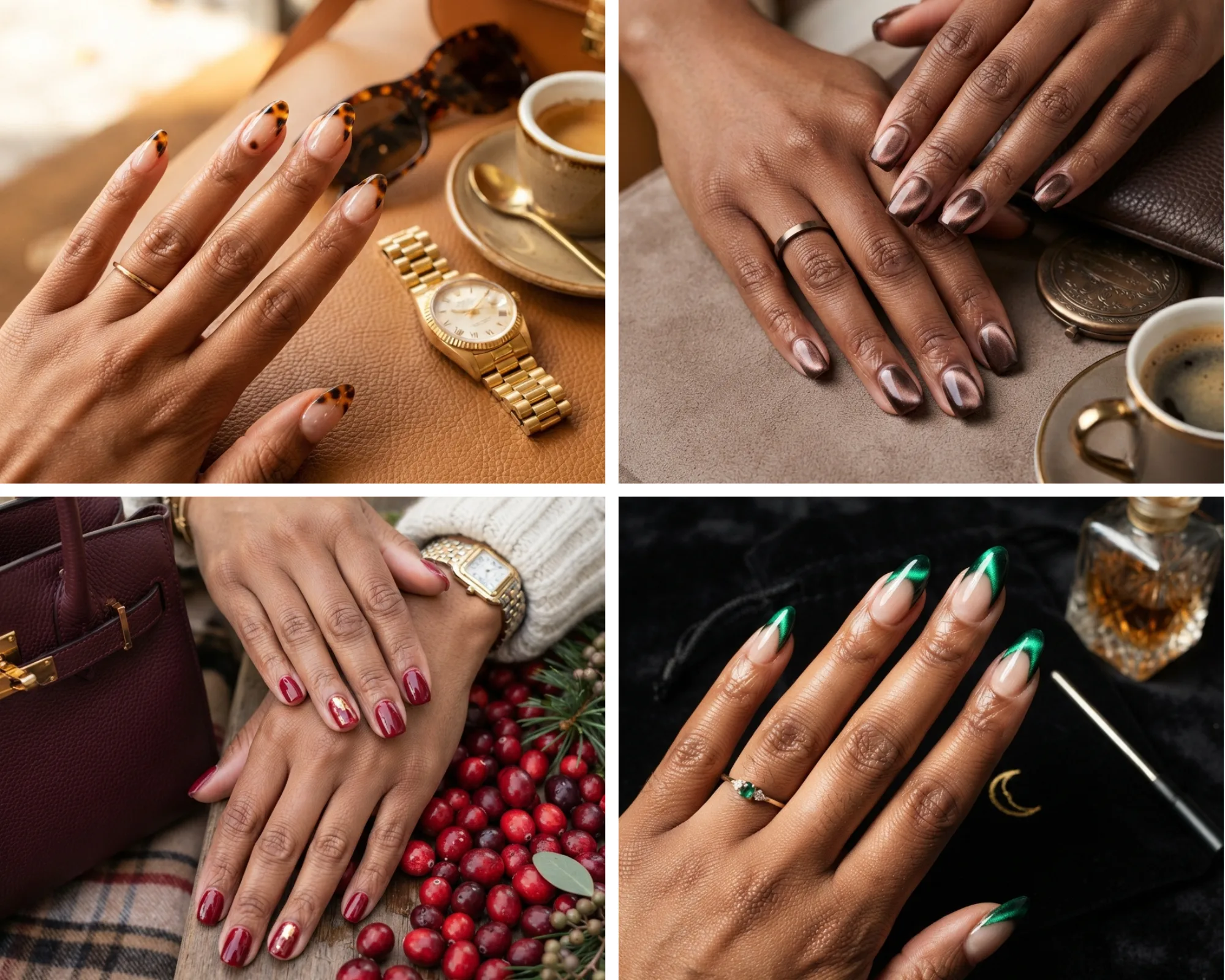 40+ Fall French Tip Nail Colors Instead of White
