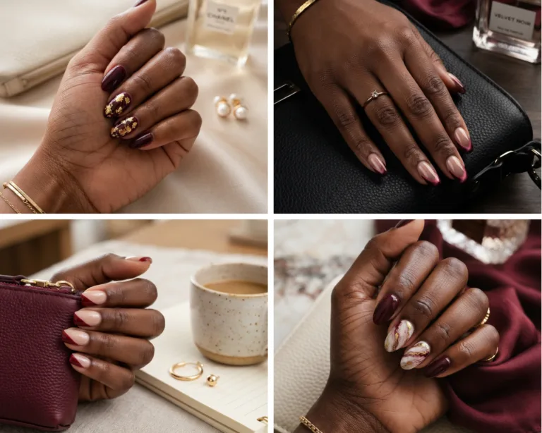 30+ Burgundy September Nails for Early Fall